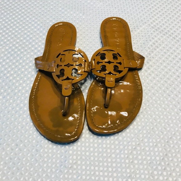 Tory Burch Miller patent leather sandals - Picture 1 of 15